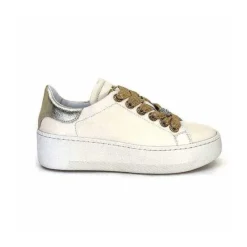 Meline Pf222 Cuir Creme Et Dore*Méliné Clearance