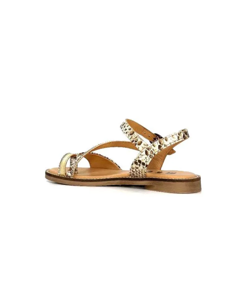 Agate 2 Cuir Metal Or Marron*MKD Discount