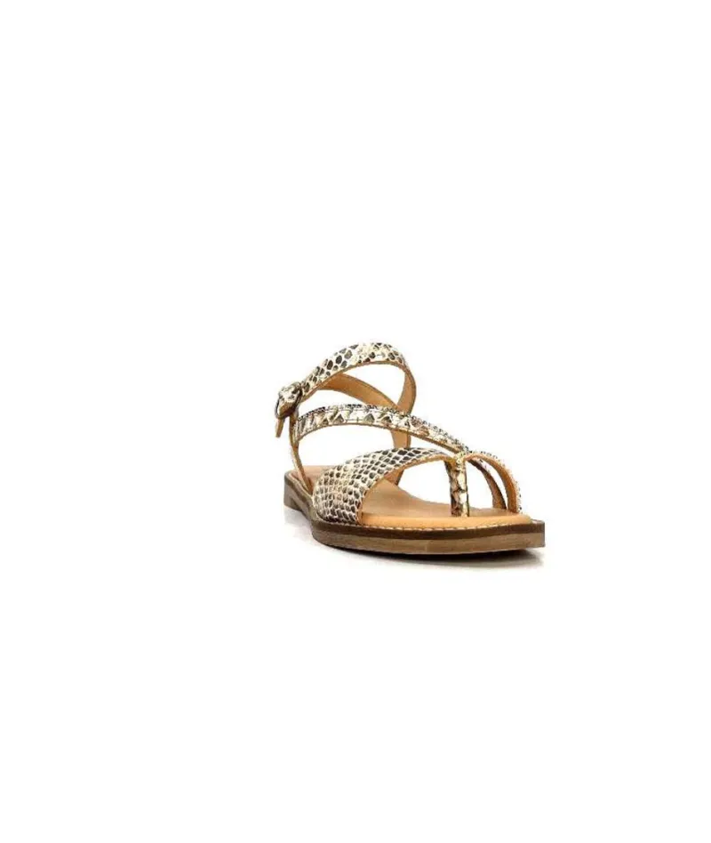 Agate 2 Cuir Metal Or Marron*MKD Discount