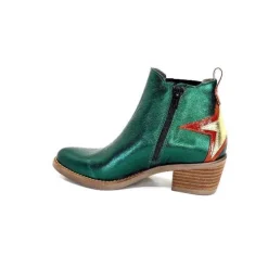 Izac Cuir Metal Vert*MKD Sale
