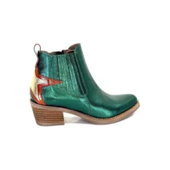 Izac Cuir Metal Vert*MKD Sale