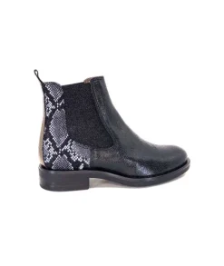 Sibel4 Cuir Metal Noir*MKD Hot