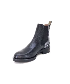 Sibel4 Cuir Metal Noir*MKD Hot