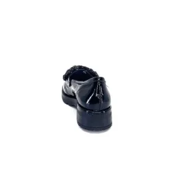 Mocassins 6765 Cuir Vernis Noir*Myma New
