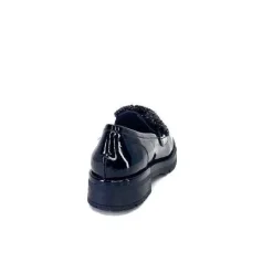 Mocassins 6765 Cuir Vernis Noir*Myma New