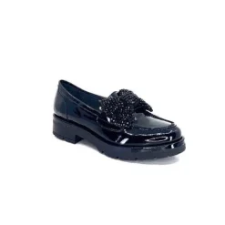 Mocassins 6765 Cuir Vernis Noir*Myma New