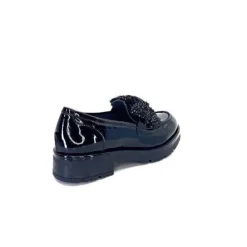 Mocassins 6765 Cuir Vernis Noir*Myma New