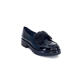 Mocassins 6765 Cuir Vernis Noir*Myma New