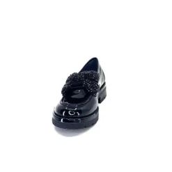 Mocassins 6765 Cuir Vernis Noir*Myma New