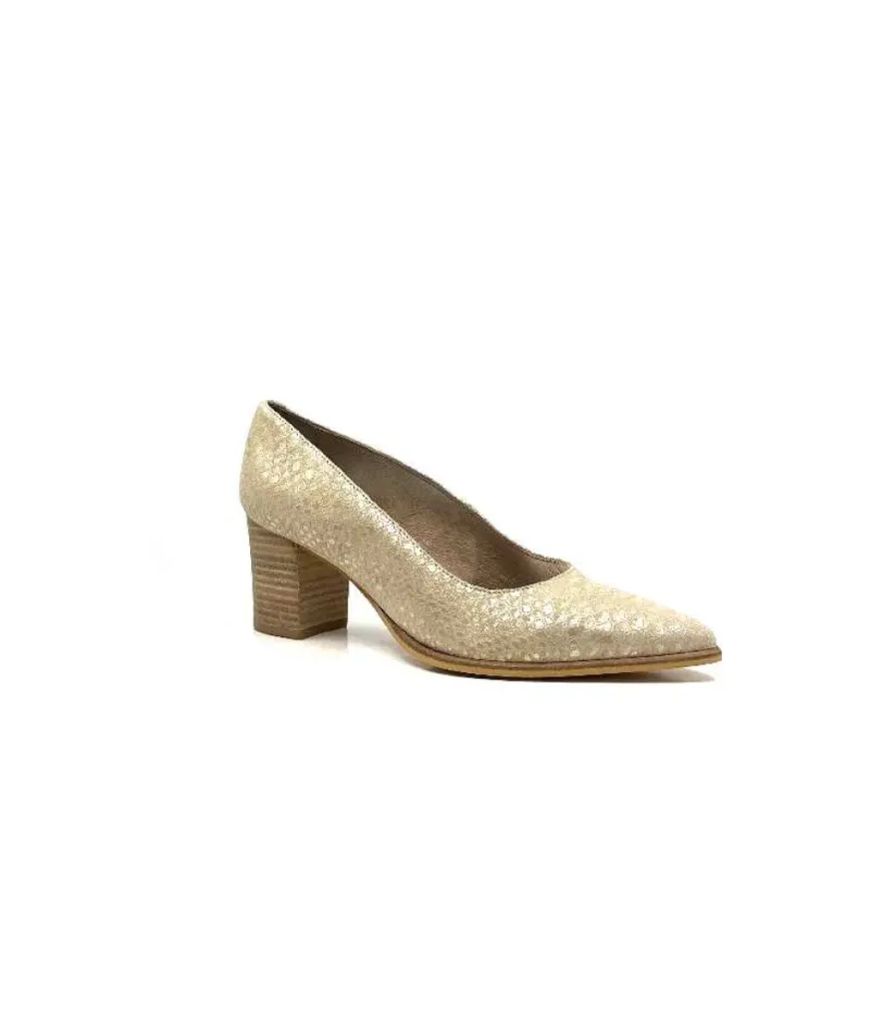 6627/01 Cuir Beige & Or*Myma Clearance