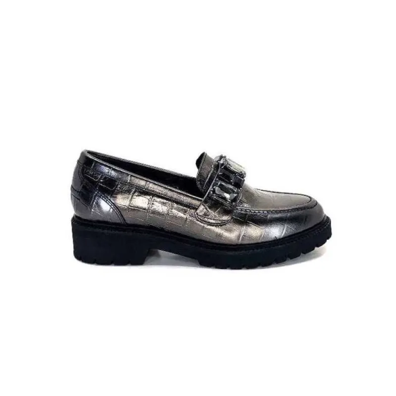 7023 Cuir Metal Anthracite*Myma Best