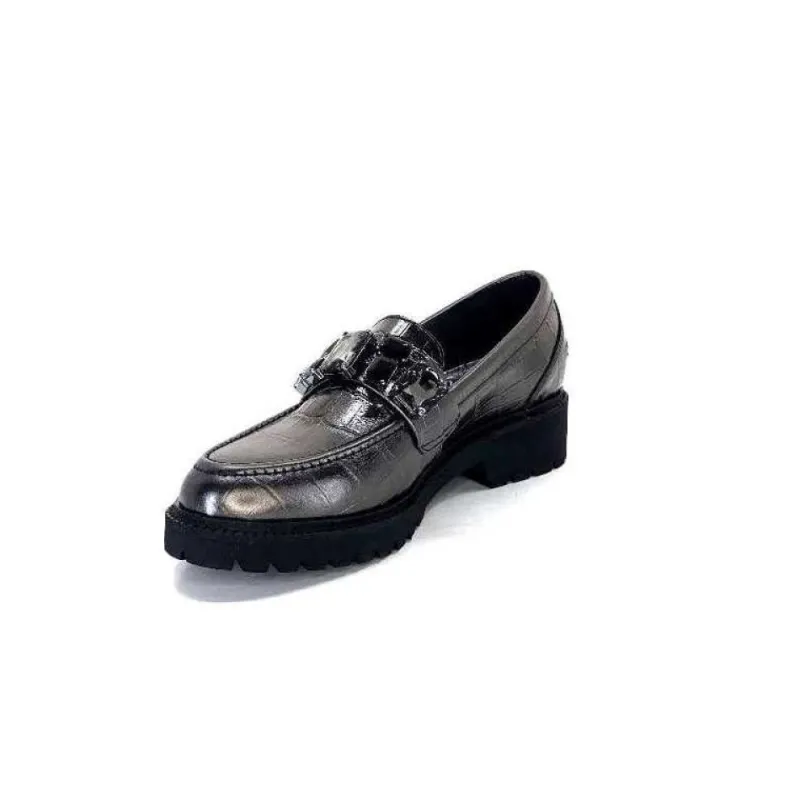 7023 Cuir Metal Anthracite*Myma Best