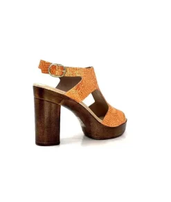 6580/01 Cuir Metal Orange*Myma Hot
