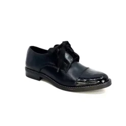 7008/01 Cuir Noir Vernis Noir*Myma