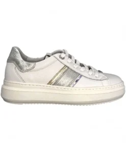 306554 D707 Cuir Blanc*Nero Giardini Hot