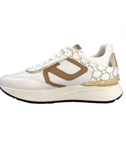 306447 D707 Cuir Blanc*Nero Giardini Discount