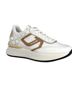 306447 D707 Cuir Blanc*Nero Giardini Discount