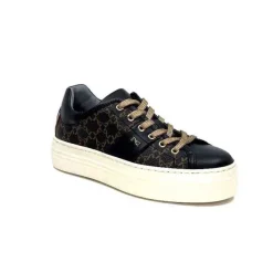 1308421 D100 Cuir Noir Imprime*Nero Giardini Outlet