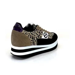 Flex M Jogger Daim Textile Beige Et Noir*No Name