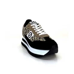 Flex M Jogger Daim Textile Beige Et Noir*No Name