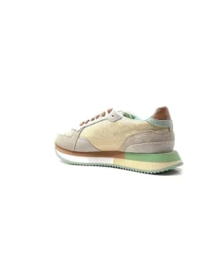 Mia Jogger Daim Textile Beige Pastel Vert*No Name Outlet