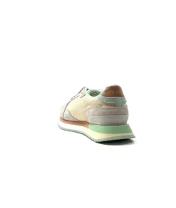 Mia Jogger Daim Textile Beige Pastel Vert*No Name Outlet