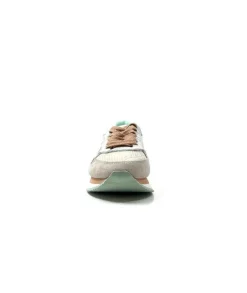 Mia Jogger Daim Textile Beige Pastel Vert*No Name Outlet