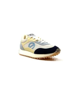 Punky Jogger Daim Bleu Textile Beige*No Name Clearance