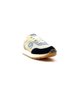 Punky Jogger Daim Bleu Textile Beige*No Name Clearance