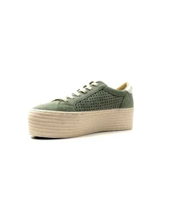 Spice Sneaker Cuir Vert D'Eau*No Name Sale