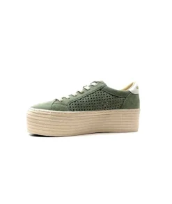 Spice Sneaker Cuir Vert D'Eau*No Name Sale