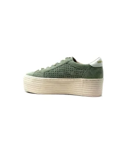 Spice Sneaker Cuir Vert D'Eau*No Name Sale