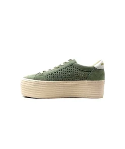 Spice Sneaker Cuir Vert D'Eau*No Name Sale