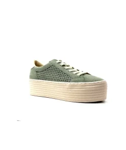 Spice Sneaker Cuir Vert D'Eau*No Name Sale
