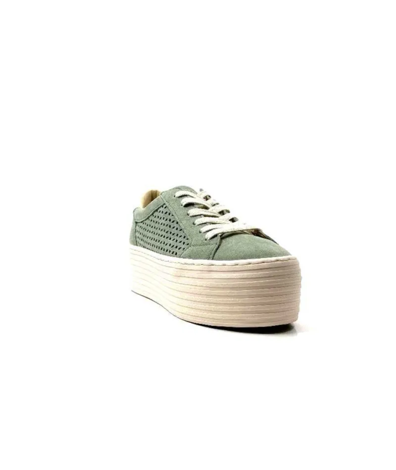 Spice Sneaker Cuir Vert D'Eau*No Name Sale