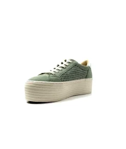 Spice Sneaker Cuir Vert D'Eau*No Name Sale