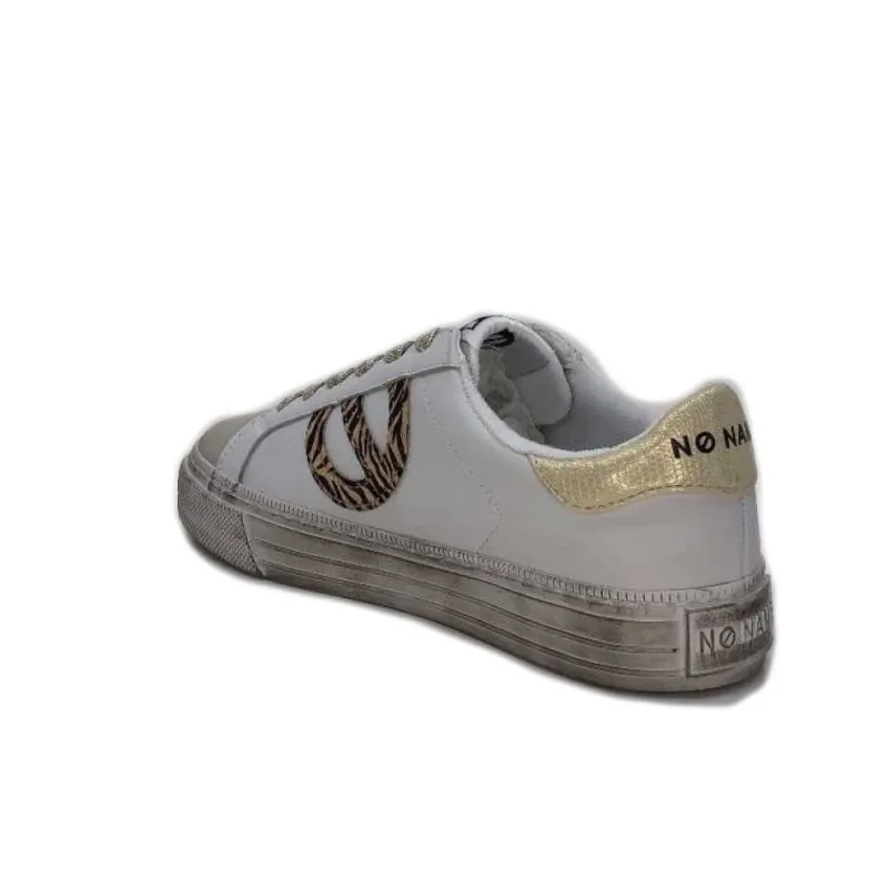 Strike Side Cuir Blanc Or*No Name Best