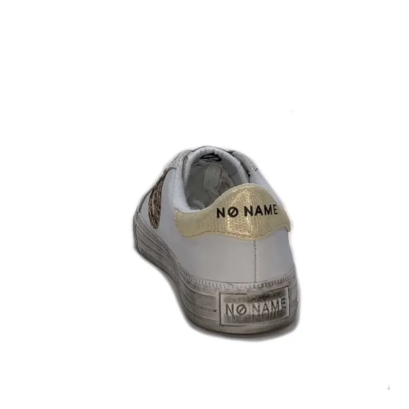 Strike Side Cuir Blanc Or*No Name Best