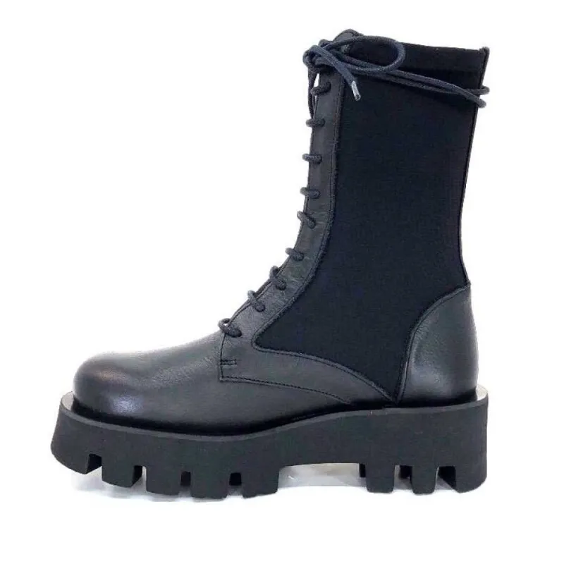 Ahrem Cuir Noir Textile Noir*Paloma Barcelo New