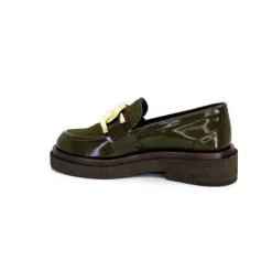 32420 D4 Cuir Glace Kaki*Pertini