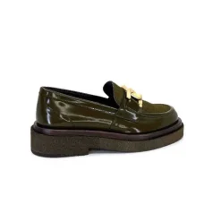 32420 D4 Cuir Glace Kaki*Pertini