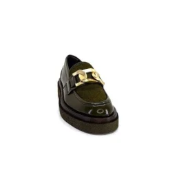 32420 D4 Cuir Glace Kaki*Pertini