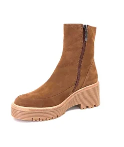 Marta 01 Daim Marron Noce*Regarde Le Ciel Discount