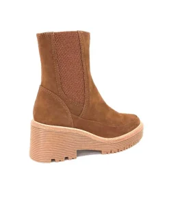 Marta 01 Daim Marron Noce*Regarde Le Ciel Discount