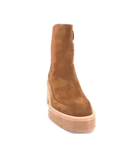 Marta 01 Daim Marron Noce*Regarde Le Ciel Discount