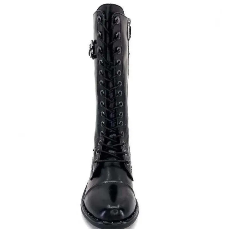 Roxana 10 Delice Cuir Noir*Regarde Le Ciel Discount