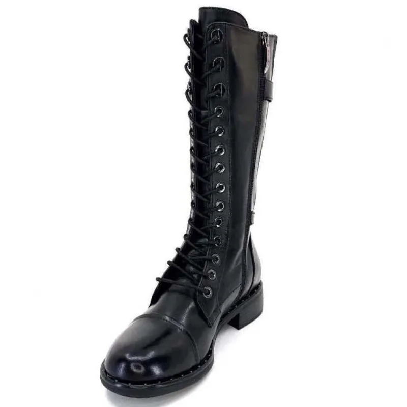 Roxana 10 Delice Cuir Noir*Regarde Le Ciel Discount