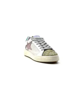 Smr Duck 9433 Cuir Blanc Glitter Or*Semerdjian New