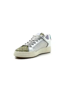Smr Duck 9433 Cuir Blanc Glitter Or*Semerdjian New