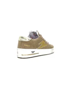 Smr Maya 9503 Daim Beige Lacets Rose*Semerdjian Clearance